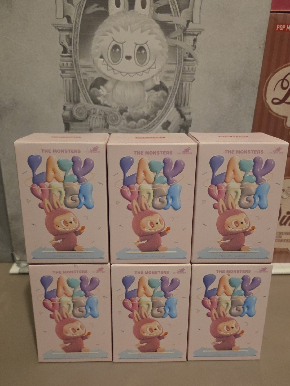 Pop Mart Labubu The Monsters Lazy Yoga Figures Single Blind Box